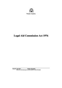 AUS_LEGISLATION_LEGAL-AID-COMMISSION-ACT-1976_ENG