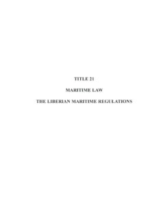 LBR_LEGISLATION_MARITIME-REGULATION_1992_ENG