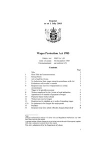NZL_LEGISLATION_WAGES-PROTECTION-ACT_1983_ENG
