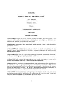 PAN_LEGISLATION_PANAMA-JUDICIAL-CODE-OF-CRIMINAL-PROCEDURE__ESP