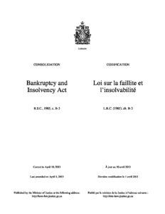 CAN_LEGISLATION_BANKRUPCY-AND-INSOLVENCY-ACT_1985_ENG-FRA