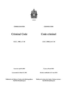 CAN_LEGISLATION_CRIMINAL-CODE-OF-CANADA_1985_ENG-FRA