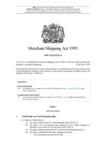 GBR_LEGISLATION_MERCHANT-SHIPPING-ACT_1995_ENG