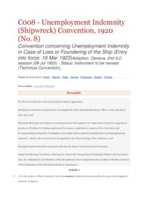 INTERNATIONAL_TREATY_ILO-CONVENTION-C008_1920_ENG