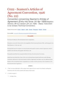 INTERNATIONAL_TREATY_ILO-CONVENTION-C022_1926_ENG